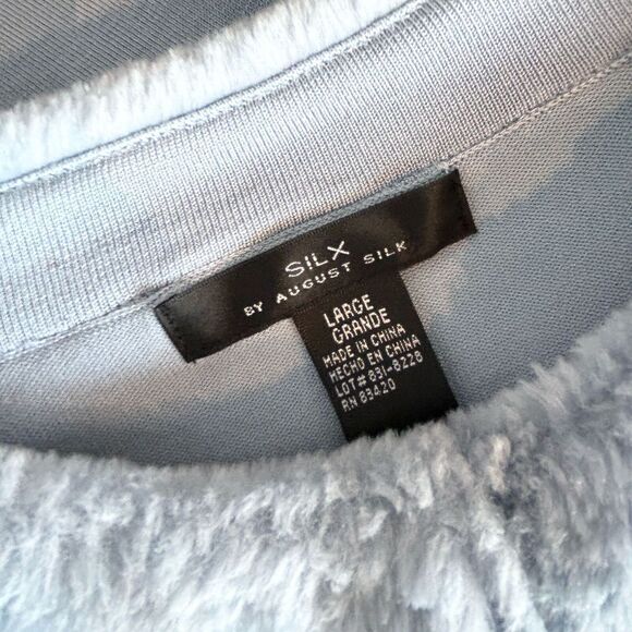 L Silx by August Silx Powder Blue Long Sleeve - Picture 8 of 8